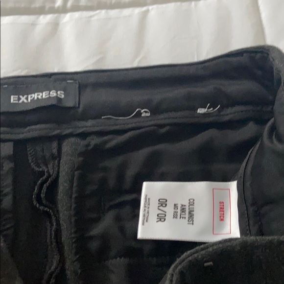 Women columnist ankle mid rise grey dress pants - Picture 2 of 3